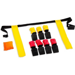 image:imageFranklin Sports Flag Football Set  8 Player Youth Flag Football Belts  Adjustable Belts  Field Marker Included  4 v 4 Set