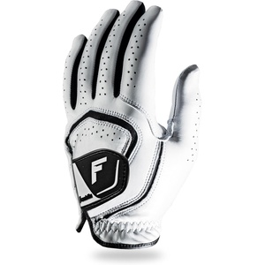 image:imageFranklin Sports Golf Glove  Pro Golf Gloves  Premium Leather Golfing Glove  Maximum Grip  White  BlackPearl Junior  Traditional