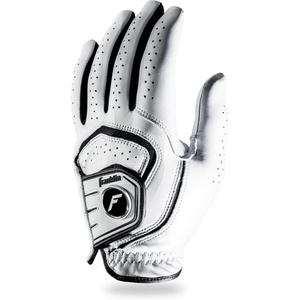 image:imageFranklin Sports Golf Glove  Pro Golf Gloves  Premium Leather Golfing Glove  Maximum Grip  White  BlackPearl Traditional  Lycra Finger Gussetts
