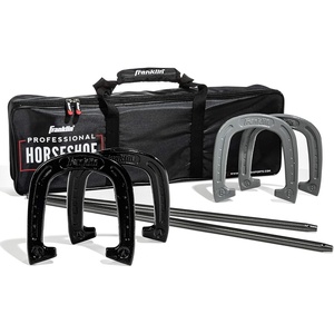 image:imageFranklin Sports Horseshoes Sets  Game Sets for Adults  Kids  Includes 4 Horseshoes and 2 Ground StakesProfessional