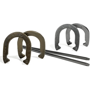 image:imageFranklin Sports Horseshoes Sets  Game Sets for Adults  Kids  Includes 4 Horseshoes and 2 Ground StakesStarter