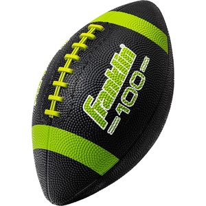 image:imageFranklin Sports Kids Junior GripRite Youth Junior Size Rubber Footballs  Peewee Kids Durable Outdoor Footballs  Single amp Bulk Packs AvailableBlackOptic