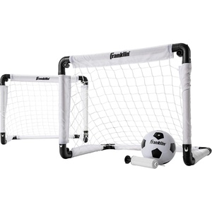 image:imageFranklin Sports Kids Mini Soccer Goal Set  BackyardIndoor Mini Net and Ball with Pump  22 x 17