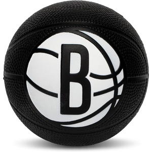 image:imageFranklin Sports Kids NBA Mini Foam Basketball  55 Inch Soft Toy Basketball for Indoor or Mini Over the Door HoopsBrooklyn Nets