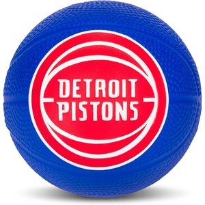 image:imageFranklin Sports Kids NBA Mini Foam Basketball  55 Inch Soft Toy Basketball for Indoor or Mini Over the Door HoopsDetroit Pistons