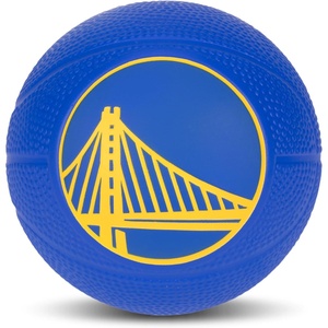 image:imageFranklin Sports Kids NBA Mini Foam Basketball  55 Inch Soft Toy Basketball for Indoor or Mini Over the Door HoopsGolden State Warriors
