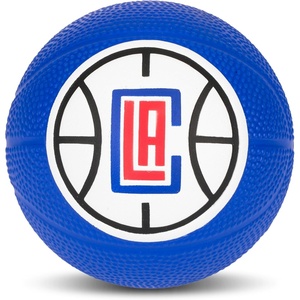 image:imageFranklin Sports Kids NBA Mini Foam Basketball  55 Inch Soft Toy Basketball for Indoor or Mini Over the Door HoopsLos Angeles Clippers