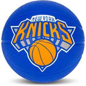 image:imageFranklin Sports Kids NBA Mini Foam Basketball  55 Inch Soft Toy Basketball for Indoor or Mini Over the Door HoopsNew York Knicks