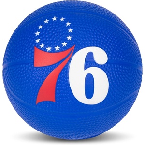 image:imageFranklin Sports Kids NBA Mini Foam Basketball  55 Inch Soft Toy Basketball for Indoor or Mini Over the Door HoopsPhiladelphia 76ers