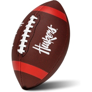image:imageFranklin Sports Kids NCAA Youth Football  Official College Team Football with Team Logos  Junior SizeNebraska Huskers