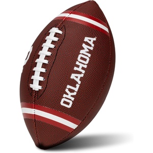 image:imageFranklin Sports Kids NCAA Youth Football  Official College Team Football with Team Logos  Junior SizeOklahoma Sooners