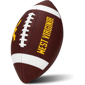 image:imageFranklin Sports Kids NCAA Youth Football  Official College Team Football with Team Logos  Junior SizeWest Virginia Mountaineers