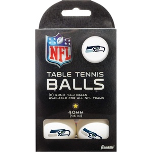image:imageFranklin Sports Licensed Table Tennis Balls  NFL Table Tennis Balls  Official Team Logos and Colors  Fun Tailgate AccessoriesSeattle Seahawks