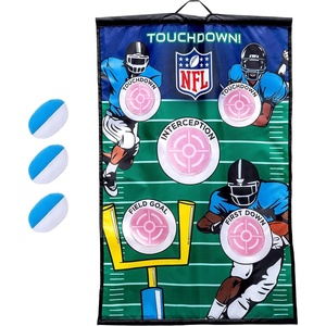 image:imageFranklin Sports MLB and NFL Target Toss Game  Kids Over The Door Mini Throwing Game  Perfect Indoor Toy for Kids  36 x 24NFL Over the Door Football Target  NFL