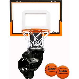 image:imageFranklin Sports Mini Basketball Hoop with Rebounder and Ball  Over The Door Basketball Hoop With Automatic Ball Rebounder  Indoor Basketball Game For KidsPro