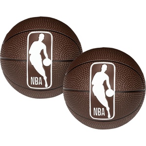 image:imageFranklin Sports NBA 5 Foam Basketball  2 Mini Soft Foam Youth Basketballs  Indoor  Outdoor Toy Basketballs for Kids  Perfect Mini Hoop Ball  2 Pack  OrangeBrown