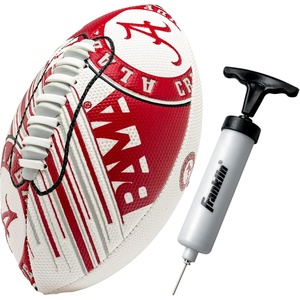 image:imageFranklin Sports NCAA Football  Youth Mini Football  85 SPACELACE Easy Grip Texture  Perfect for KidsAlabama Crimson Tide