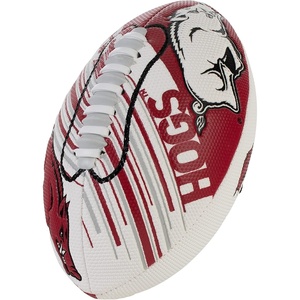 image:imageFranklin Sports NCAA Football  Youth Mini Football  85 SPACELACE Easy Grip Texture  Perfect for KidsArkansas Razorbacks