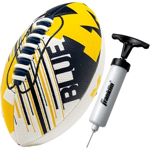 image:imageFranklin Sports NCAA Football  Youth Mini Football  85 SPACELACE Easy Grip Texture  Perfect for KidsMichigan Wolverines