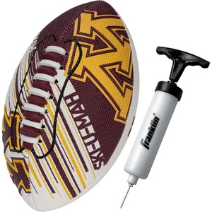 image:imageFranklin Sports NCAA Football  Youth Mini Football  85 SPACELACE Easy Grip Texture  Perfect for KidsMinnesota Golden Gophers