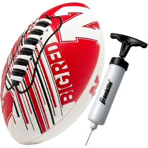 image:imageFranklin Sports NCAA Football  Youth Mini Football  85 SPACELACE Easy Grip Texture  Perfect for KidsNebraska Huskers