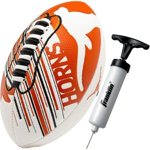 image:imageFranklin Sports NCAA Football  Youth Mini Football  85 SPACELACE Easy Grip Texture  Perfect for KidsTexas Longhorns