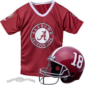 image:imageFranklin Sports NCAA Kids College Football Helmet  Jersey Sets  NCAA Team Youth Football Helmet  Uniform Costume SetAlabama Crimson Tide