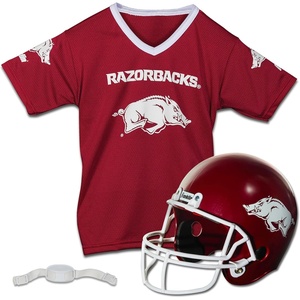 image:imageFranklin Sports NCAA Kids College Football Helmet  Jersey Sets  NCAA Team Youth Football Helmet  Uniform Costume SetArkansas Razorbacks