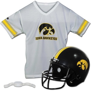 image:imageFranklin Sports NCAA Kids College Football Helmet  Jersey Sets  NCAA Team Youth Football Helmet  Uniform Costume SetIowa Hawkeyes