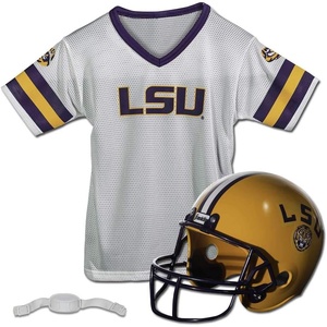 image:imageFranklin Sports NCAA Kids College Football Helmet  Jersey Sets  NCAA Team Youth Football Helmet  Uniform Costume SetLSU Tigers