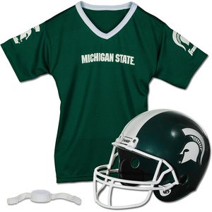 image:imageFranklin Sports NCAA Kids College Football Helmet  Jersey Sets  NCAA Team Youth Football Helmet  Uniform Costume SetMichigan State Spartans