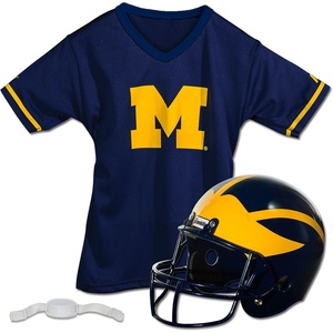 image:imageFranklin Sports NCAA Kids College Football Helmet  Jersey Sets  NCAA Team Youth Football Helmet  Uniform Costume SetMichigan Wolverines