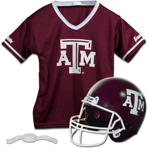 image:imageFranklin Sports NCAA Kids College Football Helmet  Jersey Sets  NCAA Team Youth Football Helmet  Uniform Costume SetTexas AM Aggies