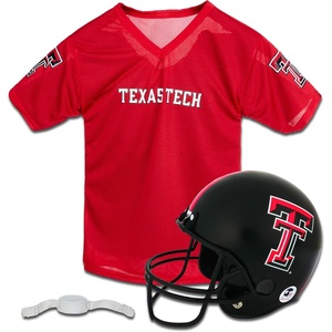image:imageFranklin Sports NCAA Kids College Football Helmet  Jersey Sets  NCAA Team Youth Football Helmet  Uniform Costume SetTexas Tech Red Raiders