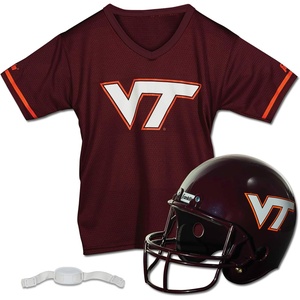 image:imageFranklin Sports NCAA Kids College Football Helmet  Jersey Sets  NCAA Team Youth Football Helmet  Uniform Costume SetVirginia Tech Hokies