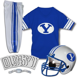 image:imageFranklin Sports NCAA Kids Football Uniform Sets  College Football Jersey Helmet  Pants for Boys  Girls  NCAA OfficialBYU Cougars