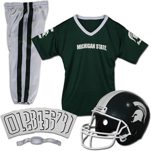 image:imageFranklin Sports NCAA Kids Football Uniform Sets  College Football Jersey Helmet  Pants for Boys  Girls  NCAA OfficialMichigan State Spartans