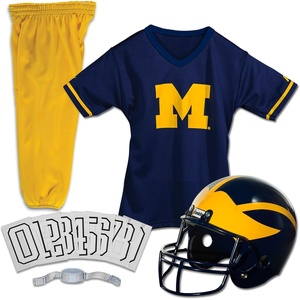 image:imageFranklin Sports NCAA Kids Football Uniform Sets  College Football Jersey Helmet  Pants for Boys  Girls  NCAA OfficialMichigan Wolverines