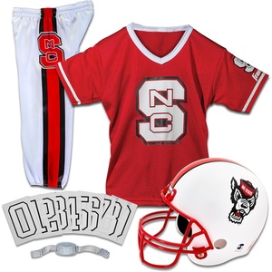 image:imageFranklin Sports NCAA Kids Football Uniform Sets  College Football Jersey Helmet  Pants for Boys  Girls  NCAA OfficialNorth Carolina State Wolfpack