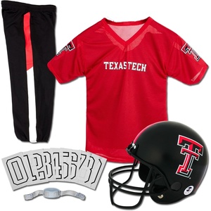 image:imageFranklin Sports NCAA Kids Football Uniform Sets  College Football Jersey Helmet  Pants for Boys  Girls  NCAA OfficialTexas Tech Red Raiders