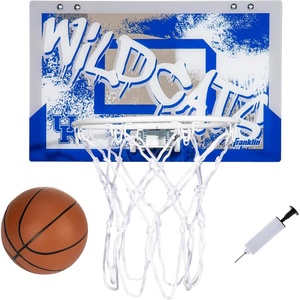 image:imageFranklin Sports NCAA Over The Door Basketball Hoop  Kids Indoor Basketball Hoop with Basketball  NCAA Fan Shop Mini Hoop for Bedroom  Office  Over The Door Mini HoopKentucky Wildcats