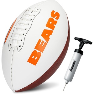 image:imageFranklin Sports NFL Autograph Football  Official Size White Panel Souvenir Football for Autographs  Signatures  NFL Team Fan Shop MemorabiliaChicago Bears