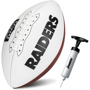 image:imageFranklin Sports NFL Autograph Football  Official Size White Panel Souvenir Football for Autographs  Signatures  NFL Team Fan Shop MemorabiliaLas Vegas Raiders