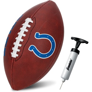 image:imageFranklin Sports NFL Football  Youth Junior Size Football for Kids  Official NFL Team Logo  Colors  Fan Shop BallIndianapolis Colts