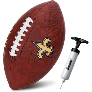image:imageFranklin Sports NFL Football  Youth Junior Size Football for Kids  Official NFL Team Logo  Colors  Fan Shop BallNew Orleans Saints