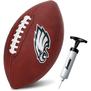 image:imageFranklin Sports NFL Football  Youth Junior Size Football for Kids  Official NFL Team Logo  Colors  Fan Shop BallPhiladelphia Eagles