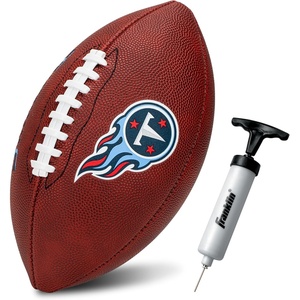 image:imageFranklin Sports NFL Football  Youth Junior Size Football for Kids  Official NFL Team Logo  Colors  Fan Shop BallTennessee Titans