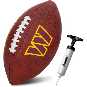 image:imageFranklin Sports NFL Football  Youth Junior Size Football for Kids  Official NFL Team Logo  Colors  Fan Shop BallWashington Commanders