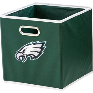 image:imageFranklin Sports NFL Storage Bins  Collapsible Cube Container  Basket  NFL Office Bedroom  Living Room  11x11Philadelphia Eagles