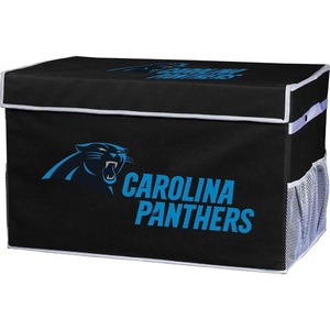 image:imageFranklin Sports NFL Storage Footlocker Bins  Large Folding Organizer Containers  NFL Team Office Bedroom  Living Room Dcor  Large  Small BinsCarolina Panthers